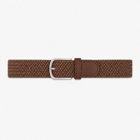 Brown braided belt for men - NEXARO