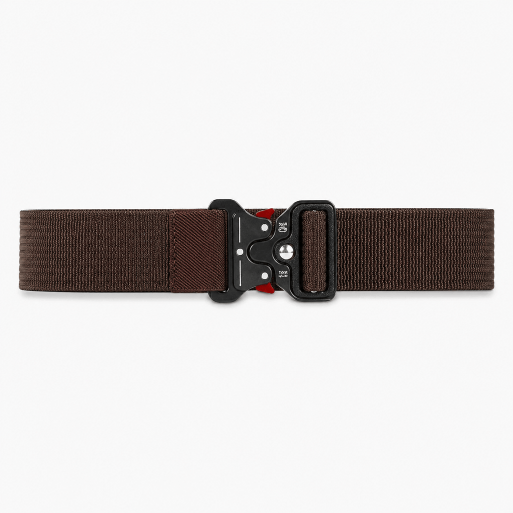 Brown Canvas Belt for Men - SELIOR