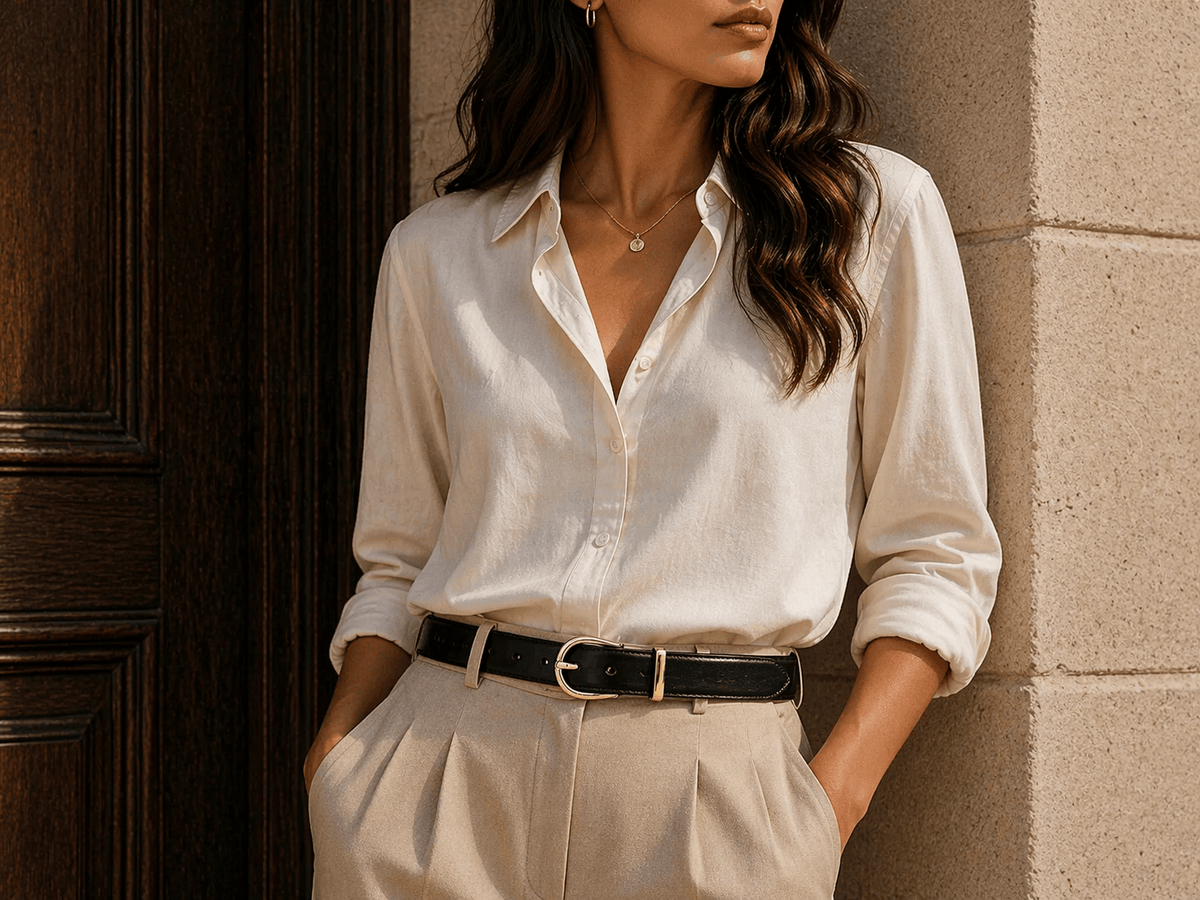 Classic buckle belt for women - GALXOL