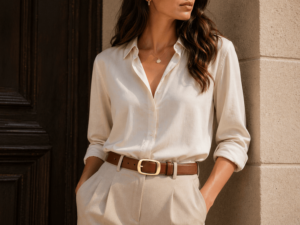 Classic buckle belt for women - MEXLON