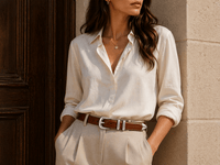 Classic luxury buckle belt for women - SALXUN
