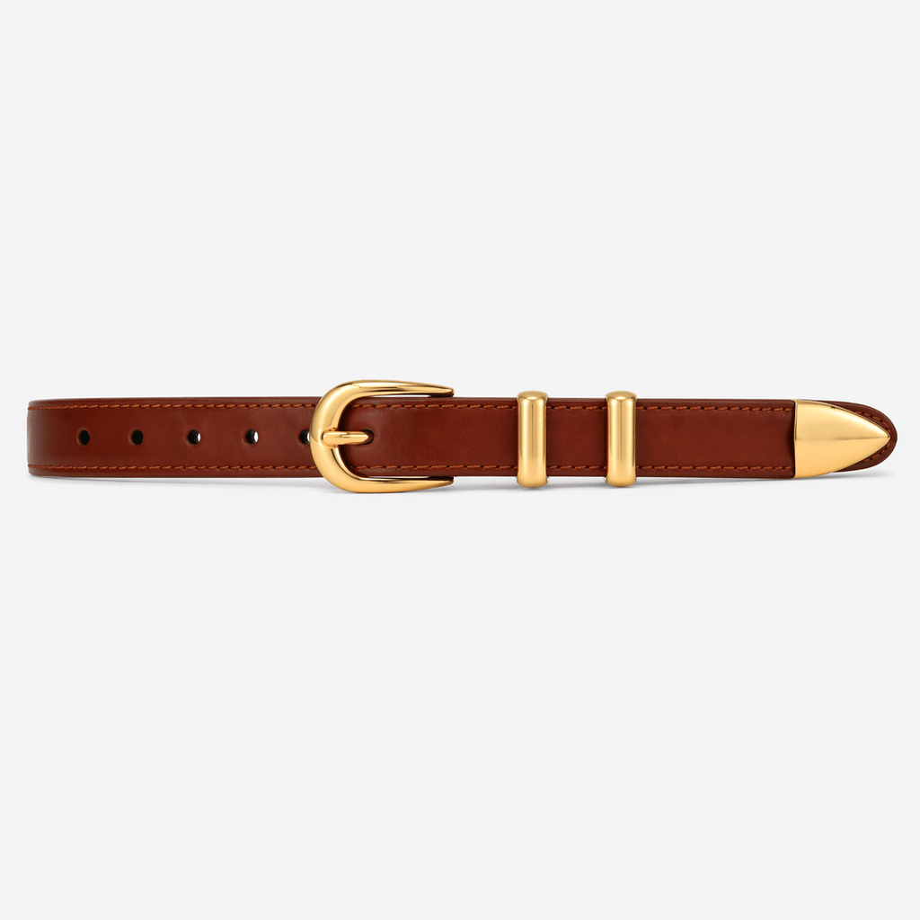 Classic modern buckle belt for women - FREXAN