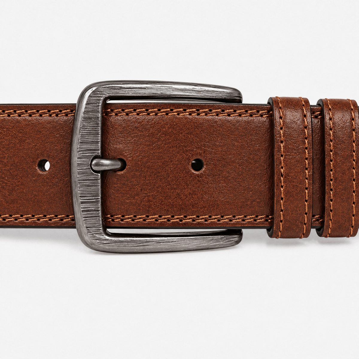 Leather Belt for Men's Jeans - TAVJAN