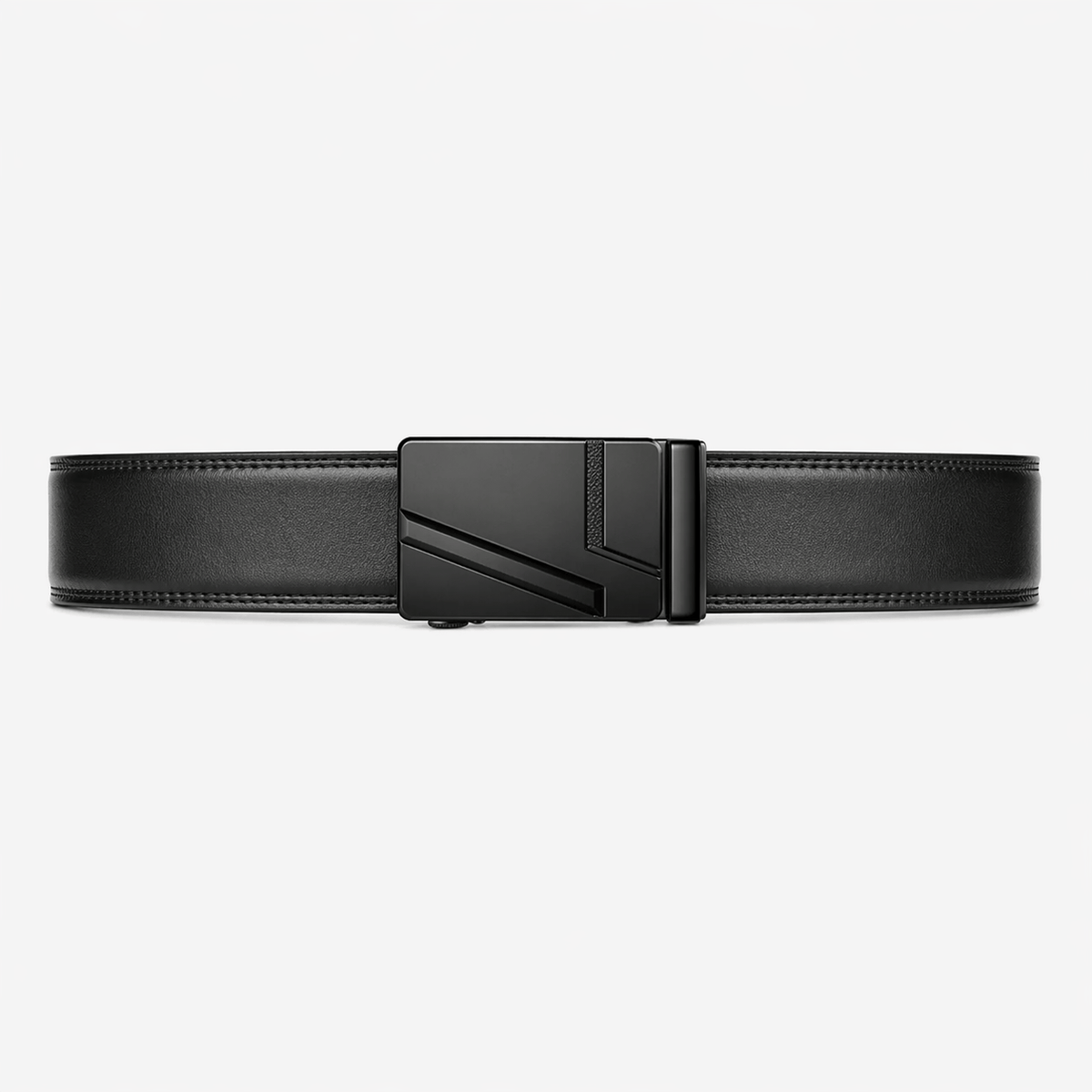 Luxury black belt for men - PORFIL