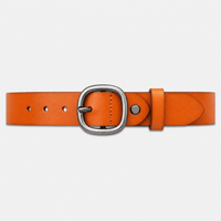 Luxury rounded buckle belt for men - TAMILX