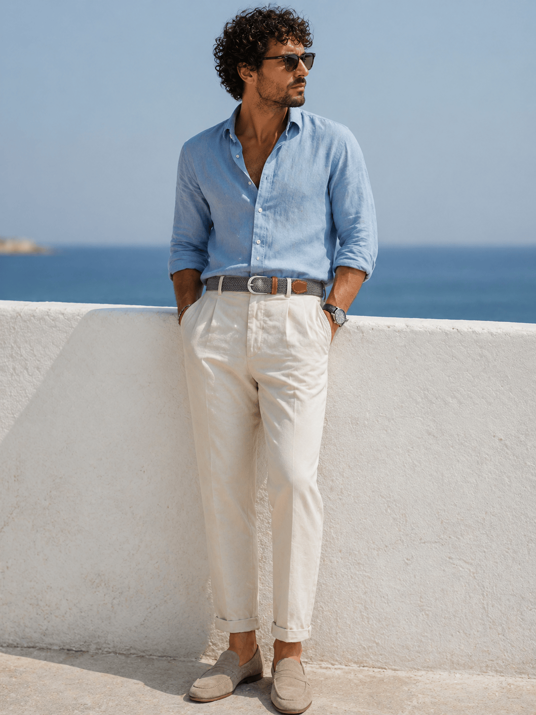 Men's adjustable shorts belt - BORJAX