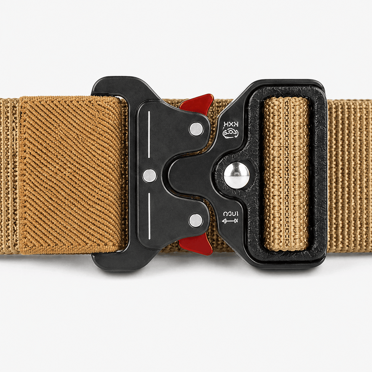 Men's Beige Canvas Belt - VONTAR