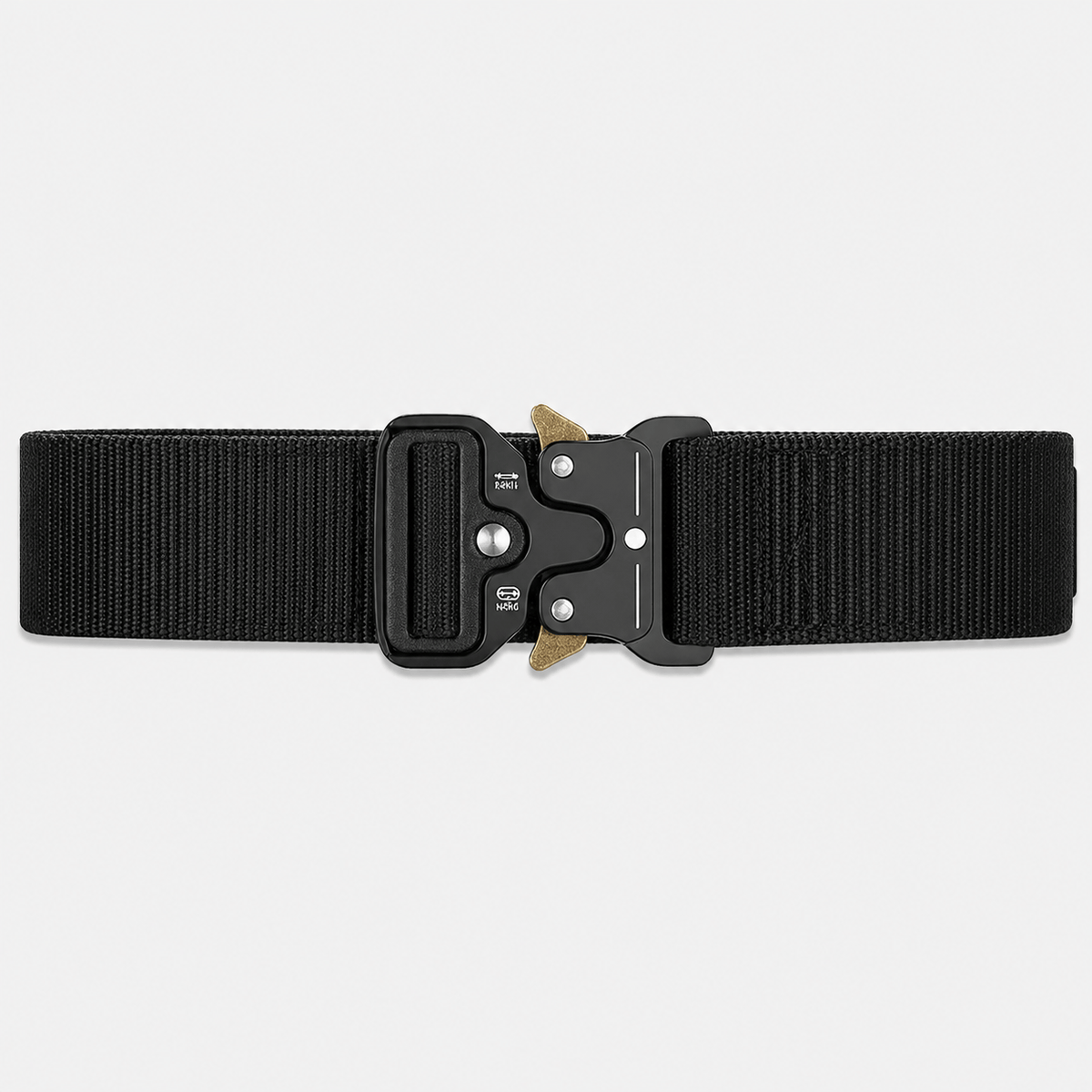 Men's black canvas belt - TARNOR