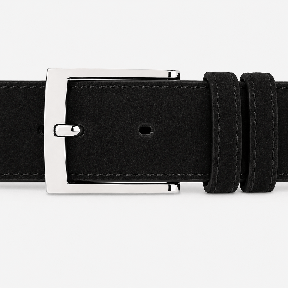 Men's Black Chino Belt - NUVIRA