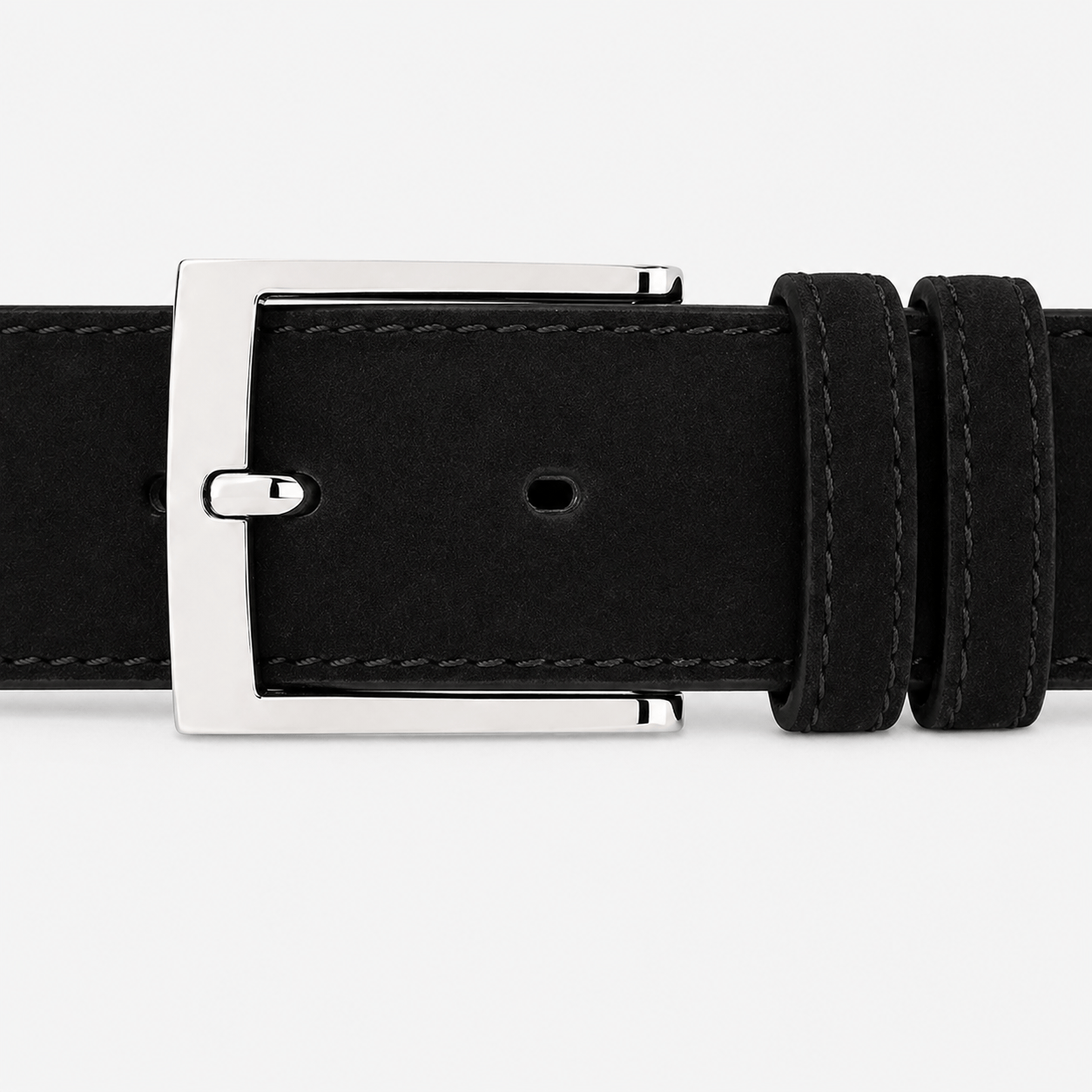 Men's Black Chino Belt - NUVIRA