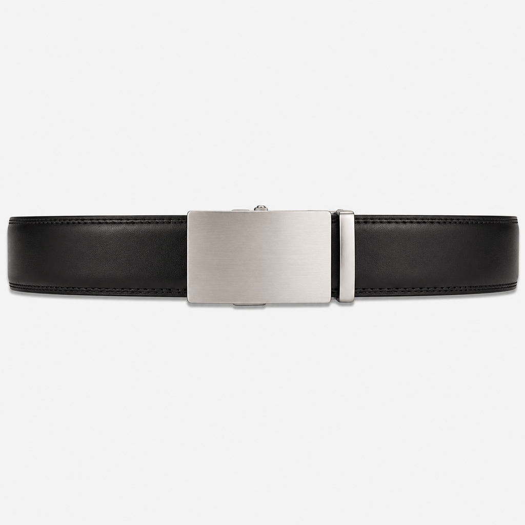 Men's Black Suit Belt - NELTAR