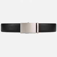Men's Black Suit Belt - NELTAR
