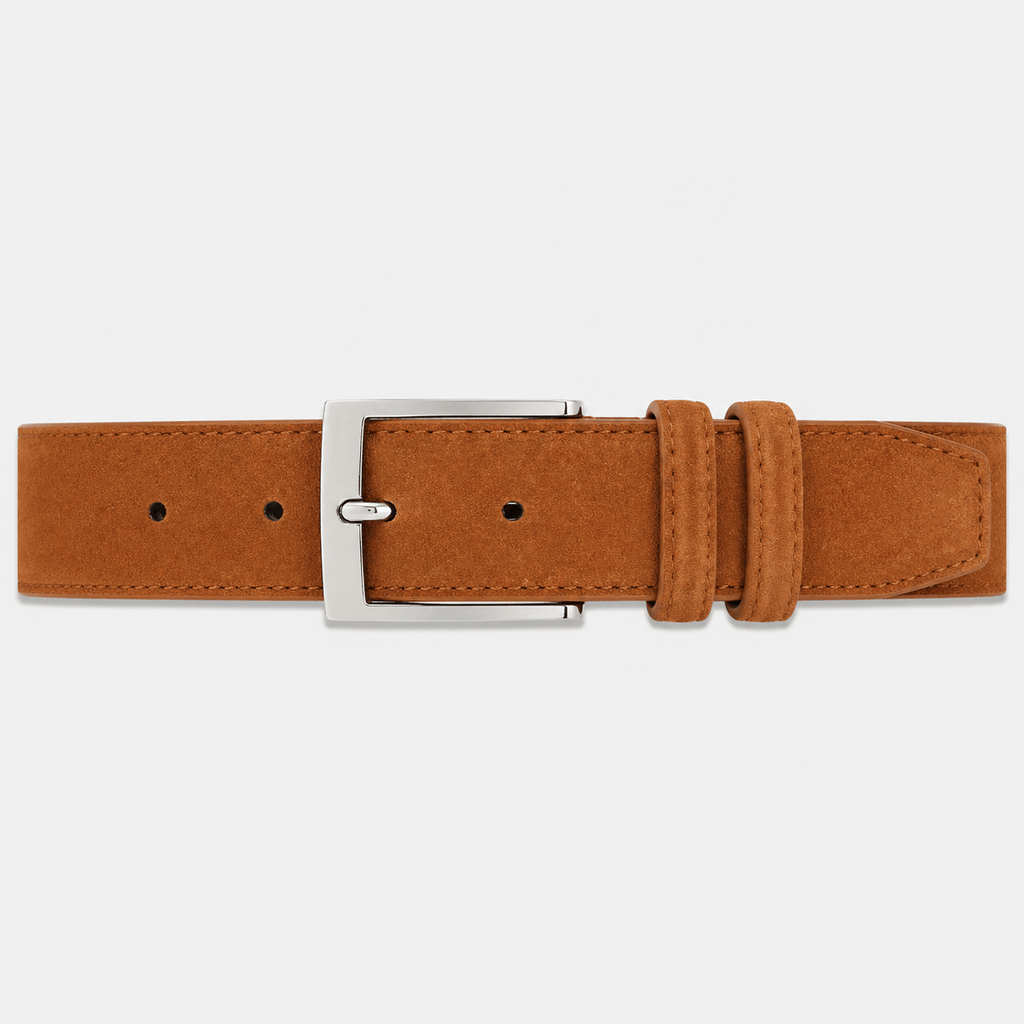 Men's Brown Chino Belt - JOLFIX
