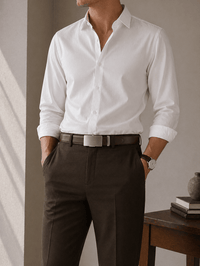 Men's Brown Suit Belt - ROVINX