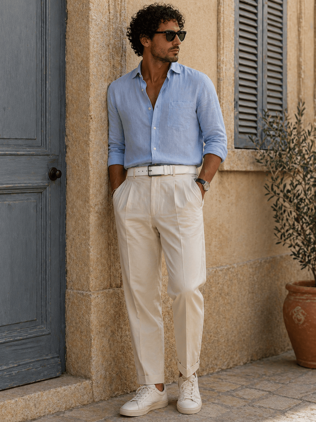 Men's classic buckle belt - SOLTER