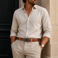 Men's Leather Suit Belt - MILO