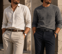 Men's luxury reversible belt - OTRYAN