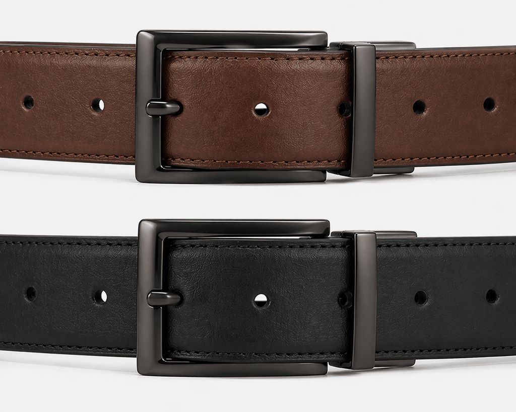 Men's luxury reversible belt - OTRYAN