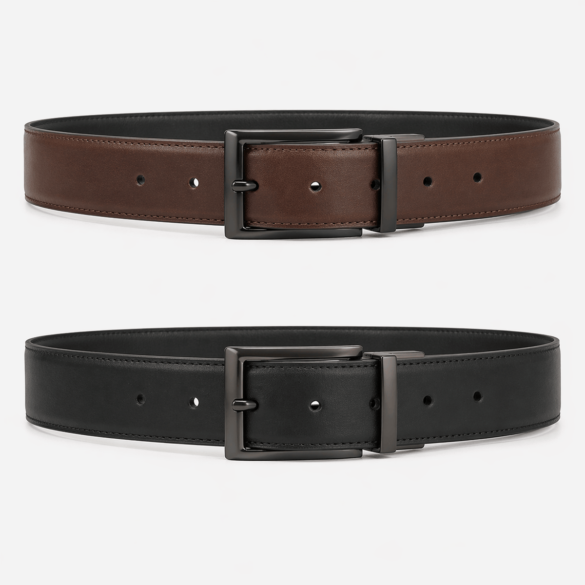 Men's luxury reversible belt - OTRYAN
