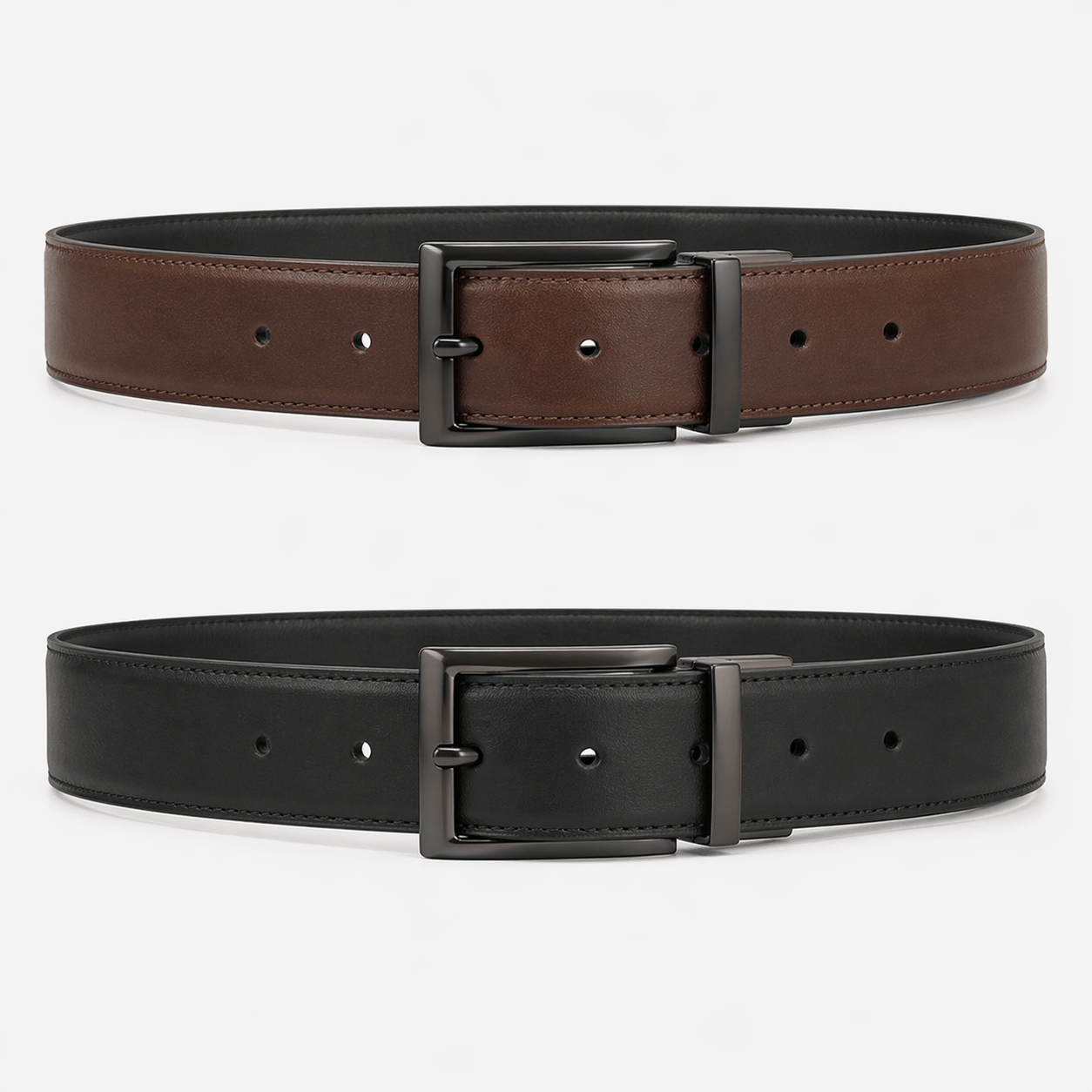 Men's luxury reversible belt - OTRYAN