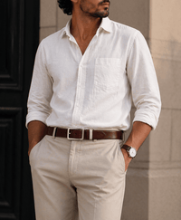 Men's modern square buckle belt - RUFEND