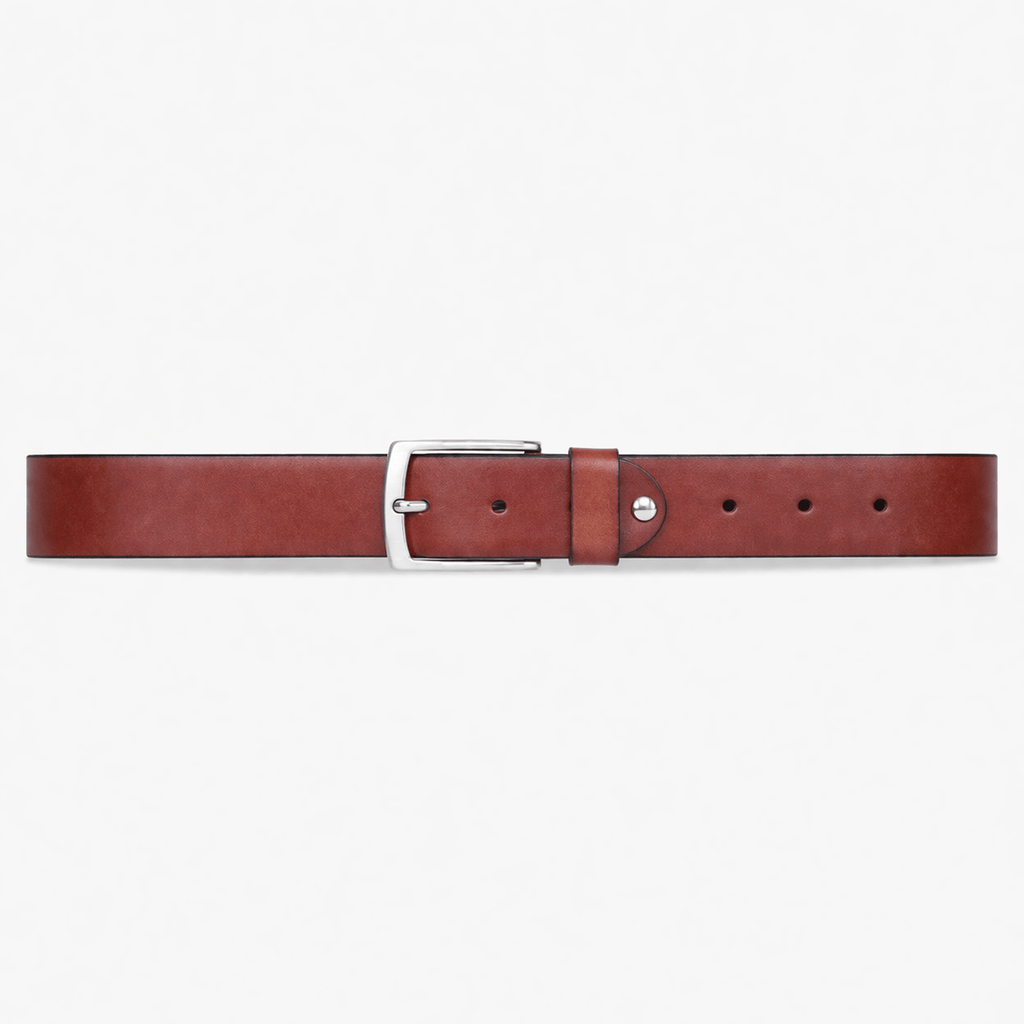 Men's perforated leather belt - REMSAL