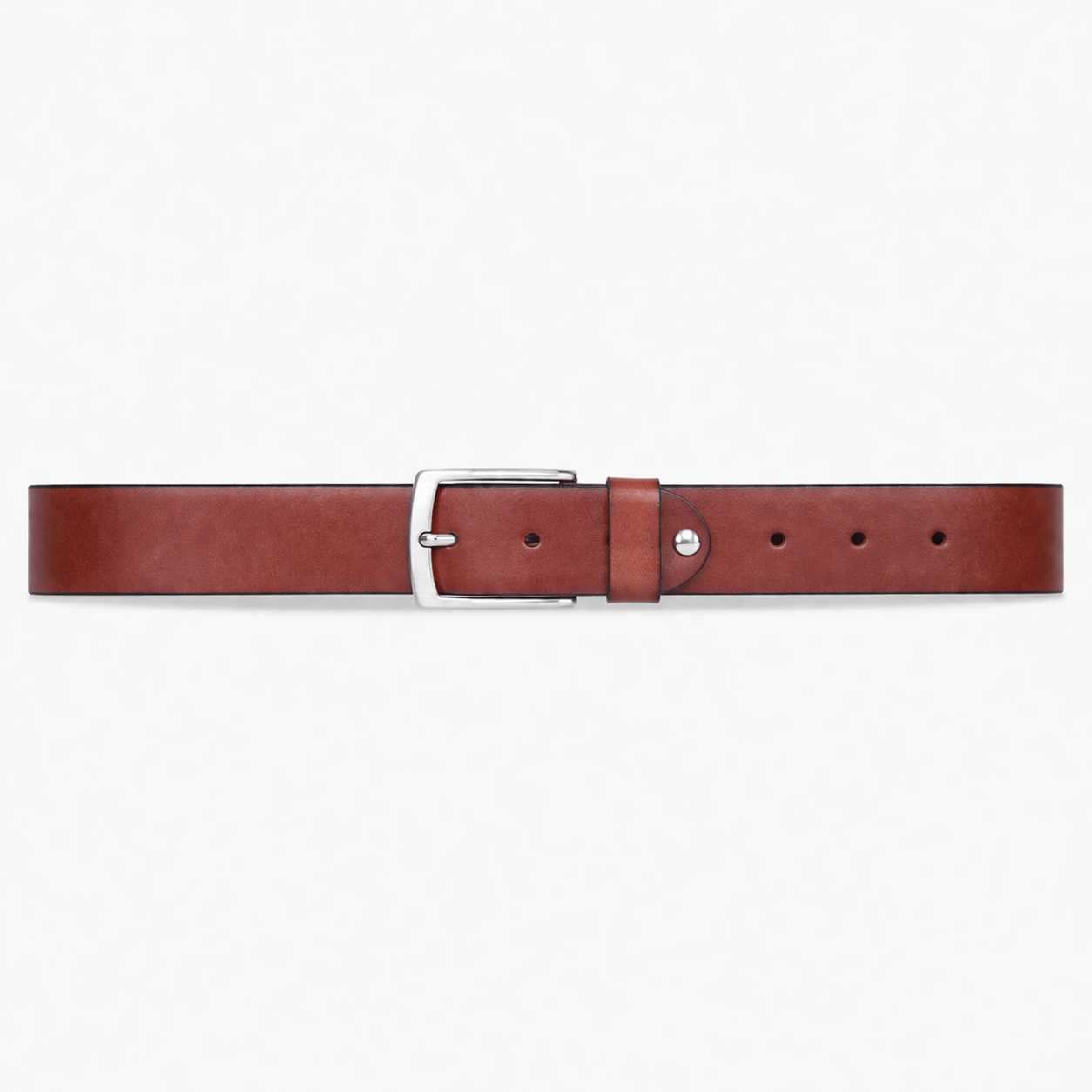 Men's perforated leather belt - REMSAL