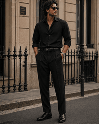 Men's reptile look belt - LEVITO
