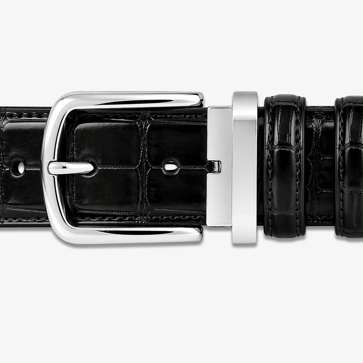 Men's reptile look belt - LEVITO