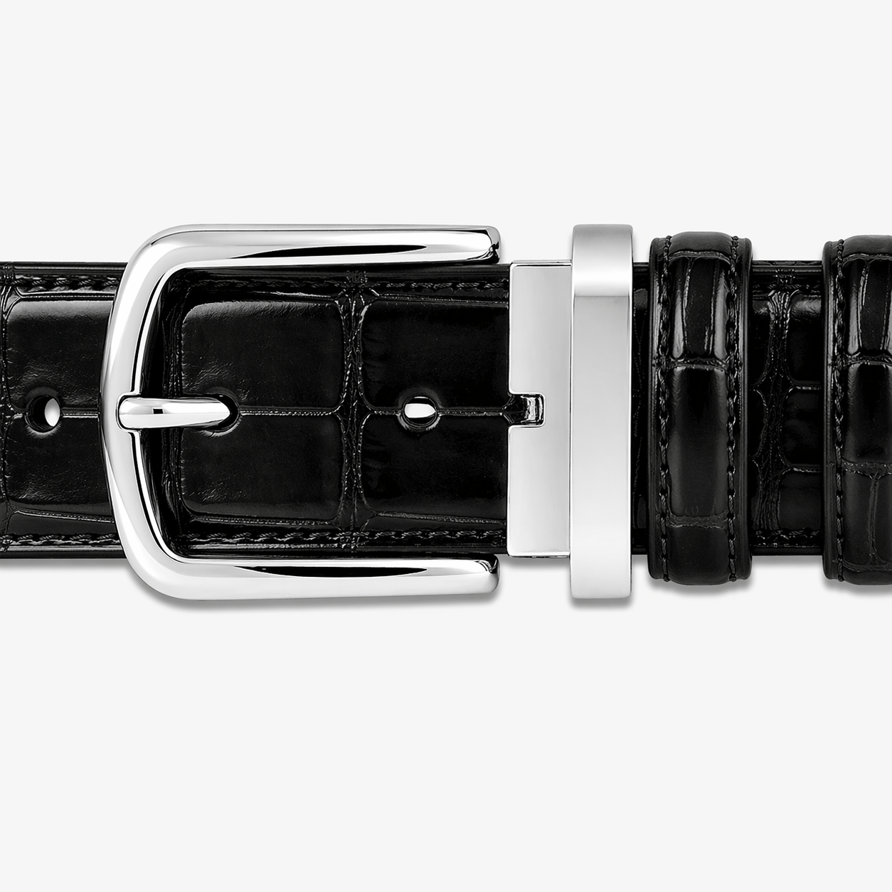 Men's reptile look belt - LEVITO