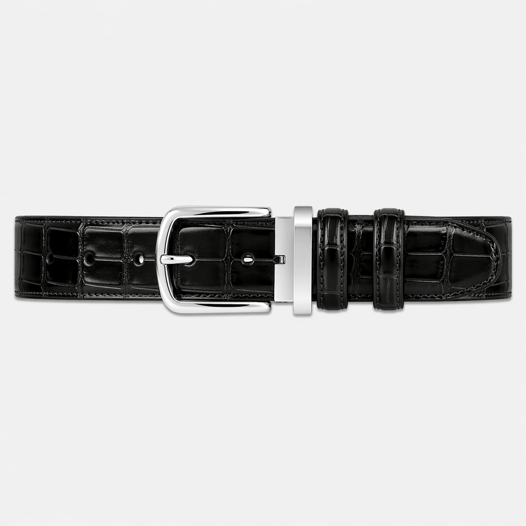 Men's reptile look belt - LEVITO