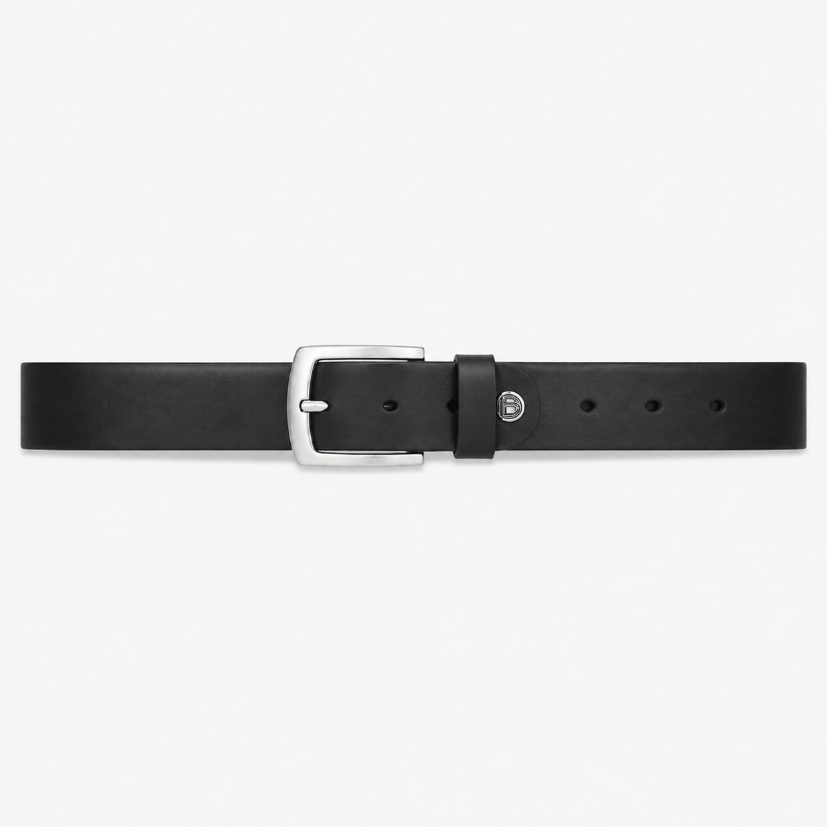 Men's smooth leather belt - BRAXTAL