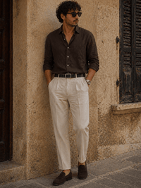 Men's square buckle belt - FERJAN
