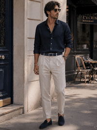 Men's square buckle belt - TUZVAN
