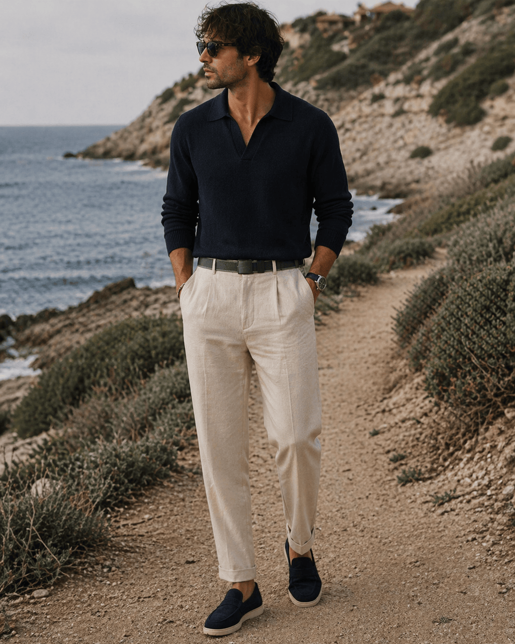 Men's stretch belt - POLXEN