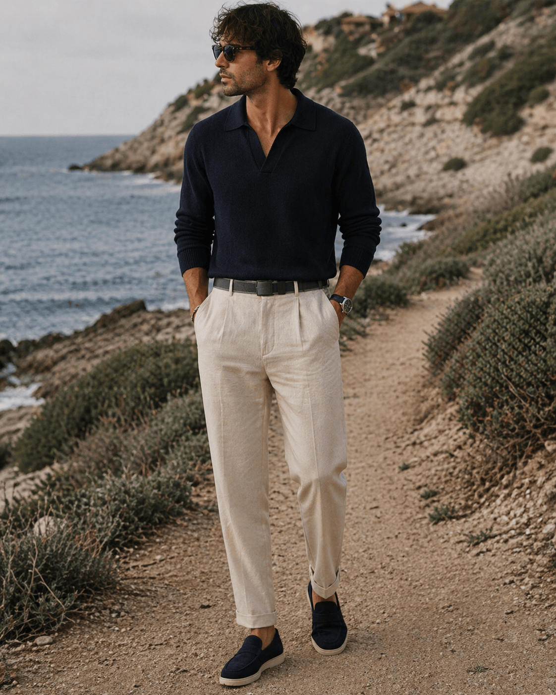 Men's stretch belt - POLXEN