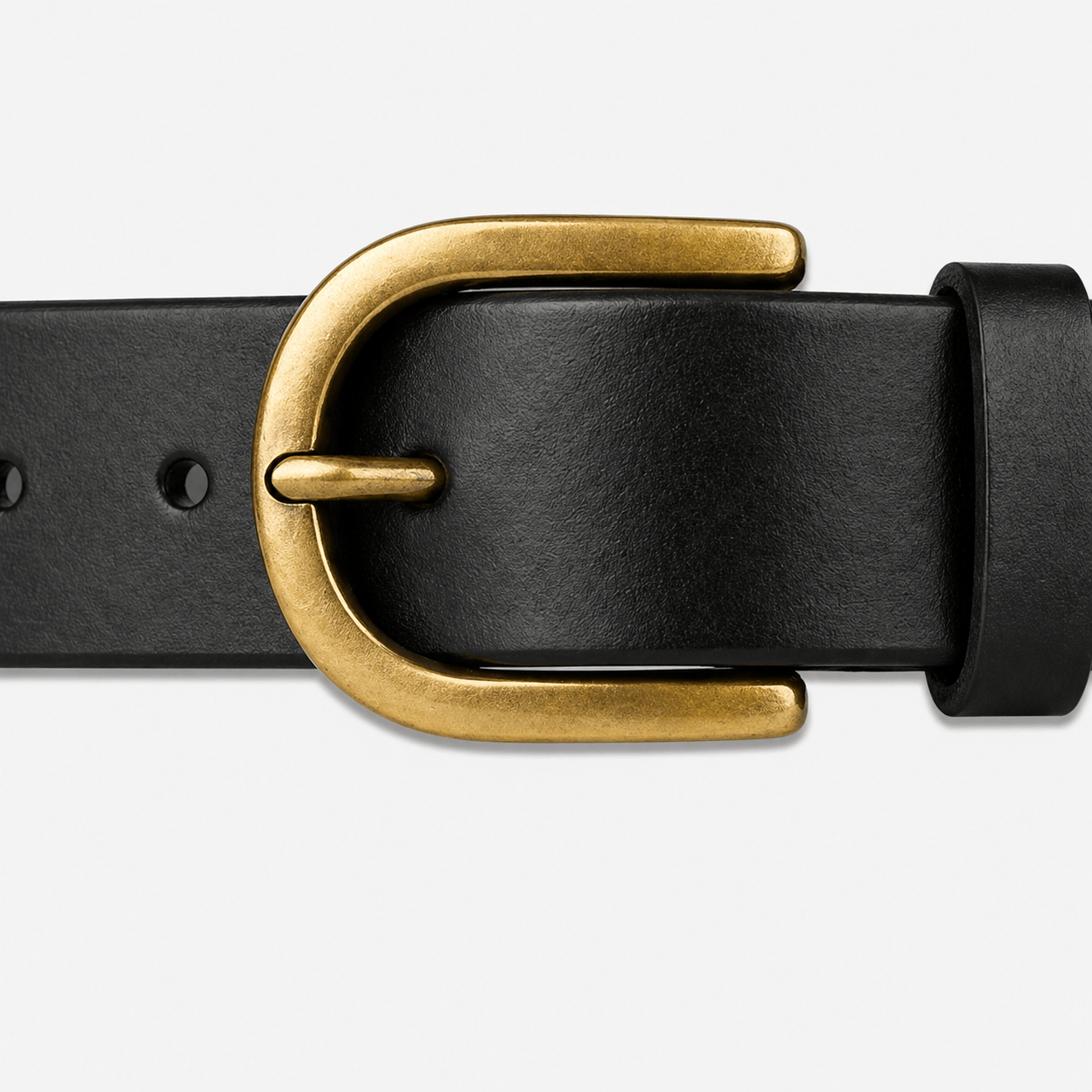 Men's style rounded buckle belt - BOVERN