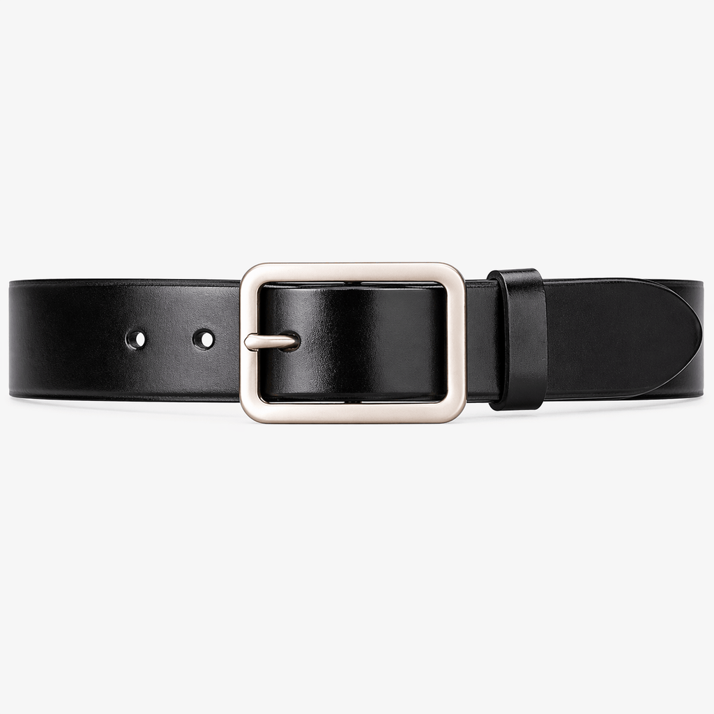 Men's style square buckle belt - HEVZAR