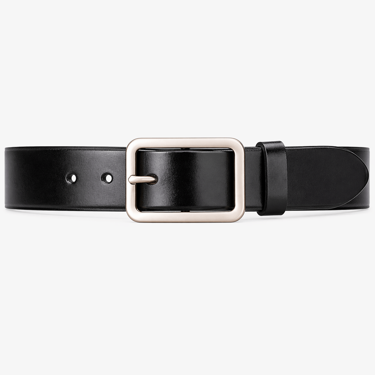 Men's style square buckle belt - HEVZAR