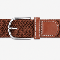 Men's thin braided belt - VENMIN