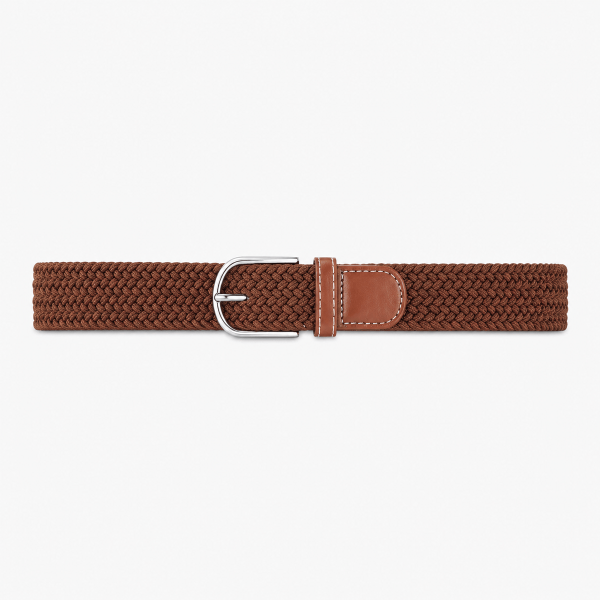 Men's thin braided belt - VENMIN