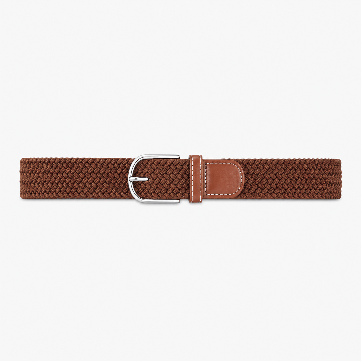 Men's thin braided belt - VENMIN
