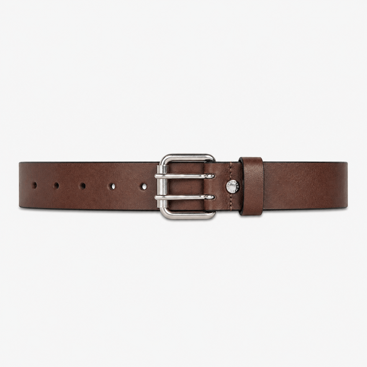 Men's vintage leather belt - PORFAN