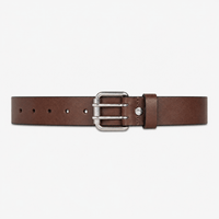 Men's vintage leather belt - PORFAN