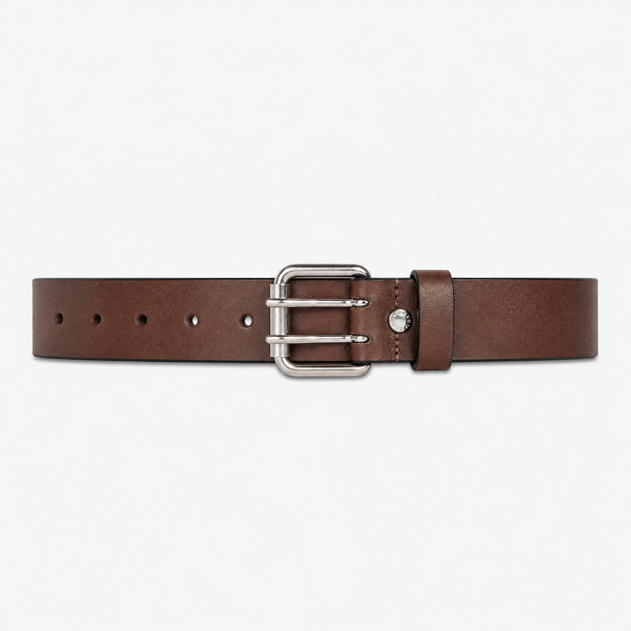 Men's vintage leather belt - PORFAN