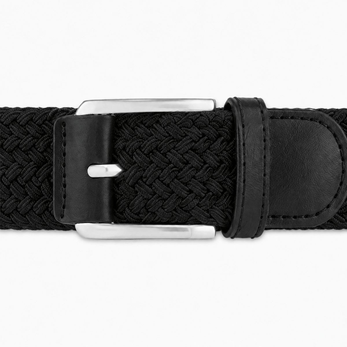 Men's wide braided belt - RAQUEST