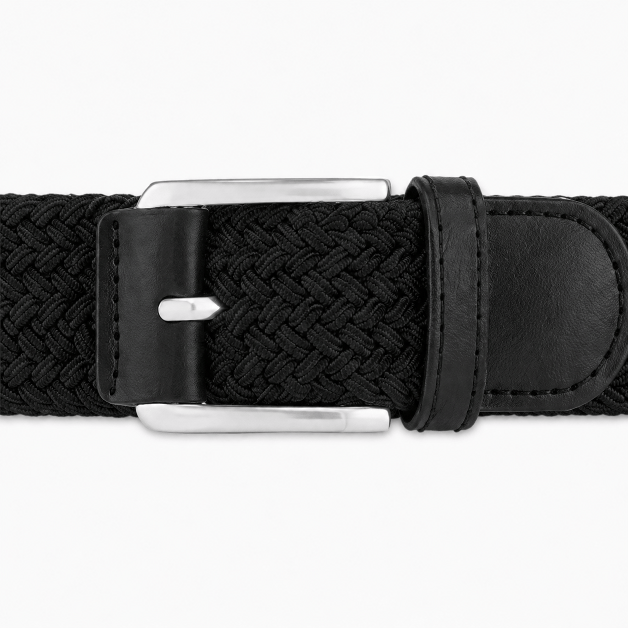 Men's wide braided belt - RAQUEST