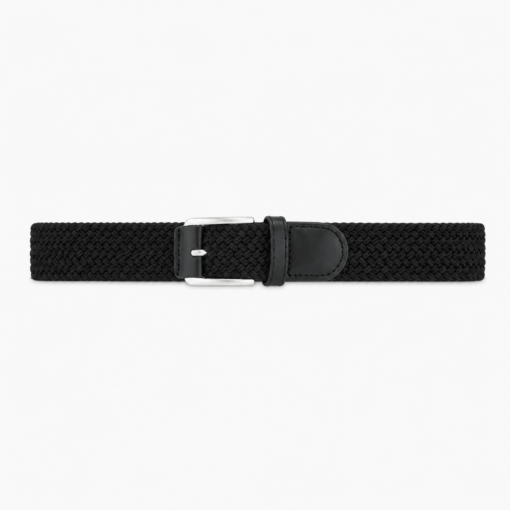 Men's wide braided belt - RAQUEST