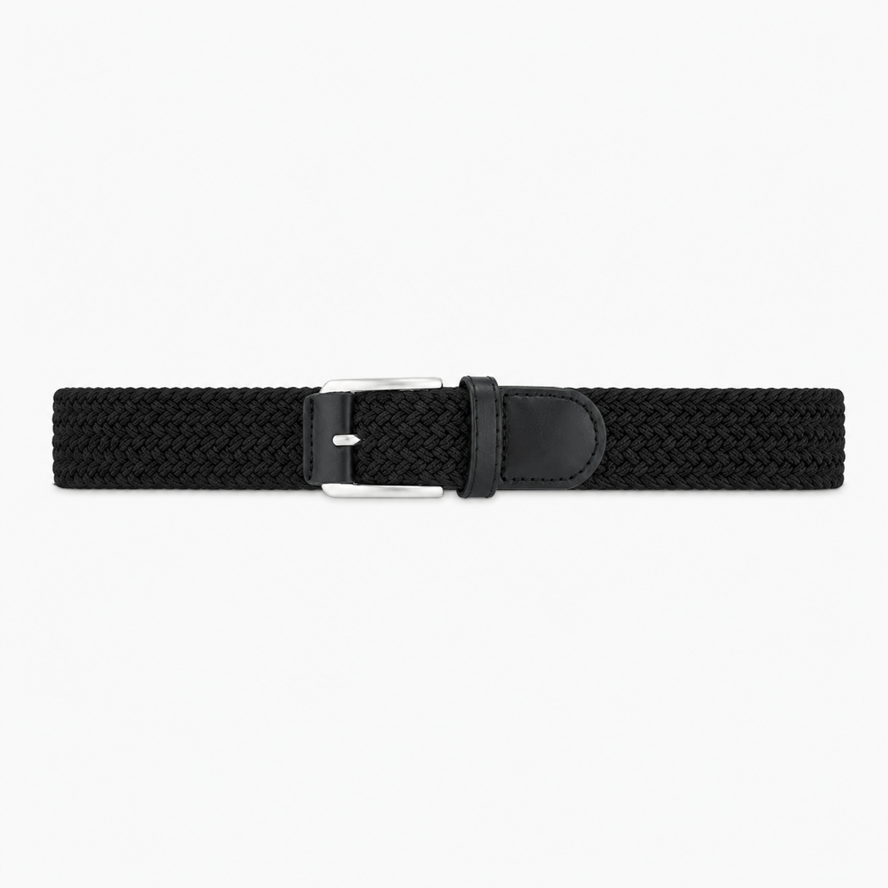 Men's wide braided belt - RAQUEST