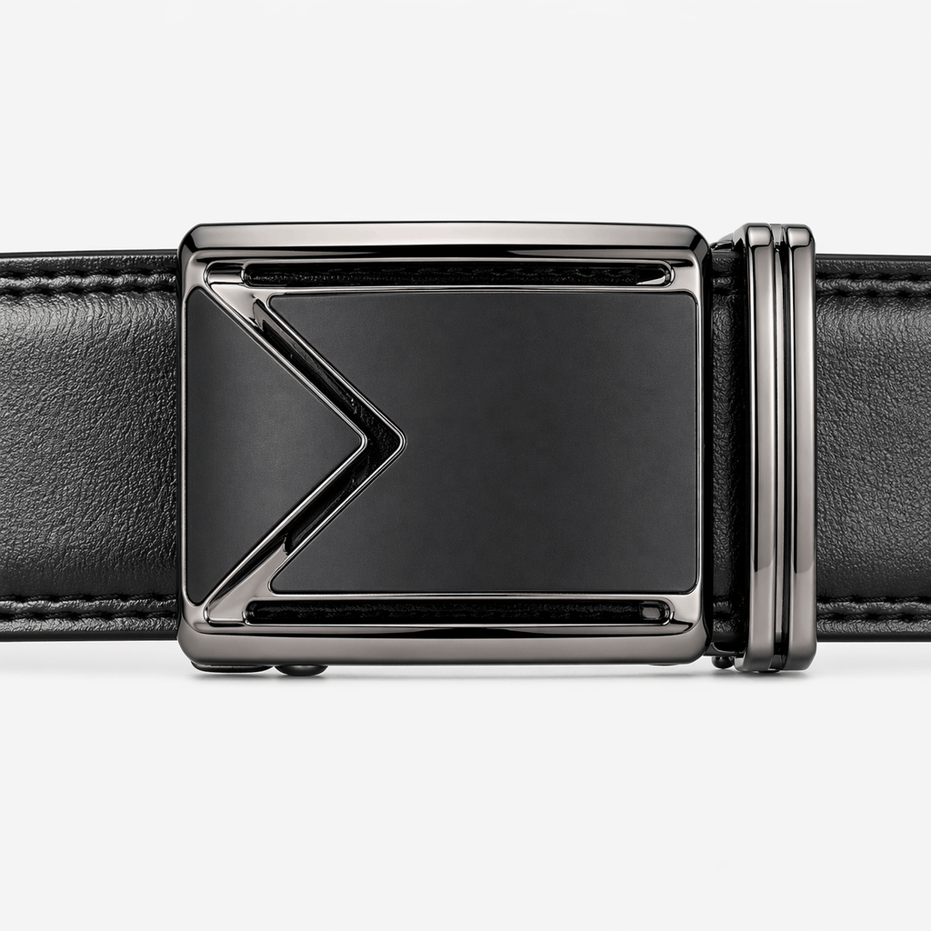 Modern black belt for men - KATRIX